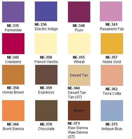 Colour swatches