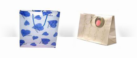 Paper bag surface finishes