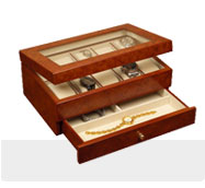 Wooden watch boxes