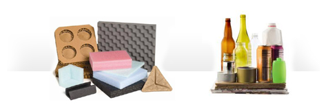 Packaging materials and surface finishes