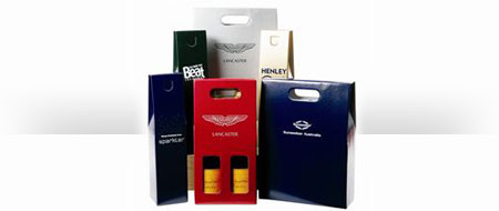 Card gift boxes for wine