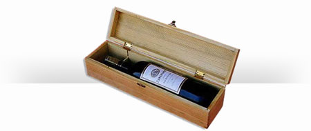 Wooden wine boxes