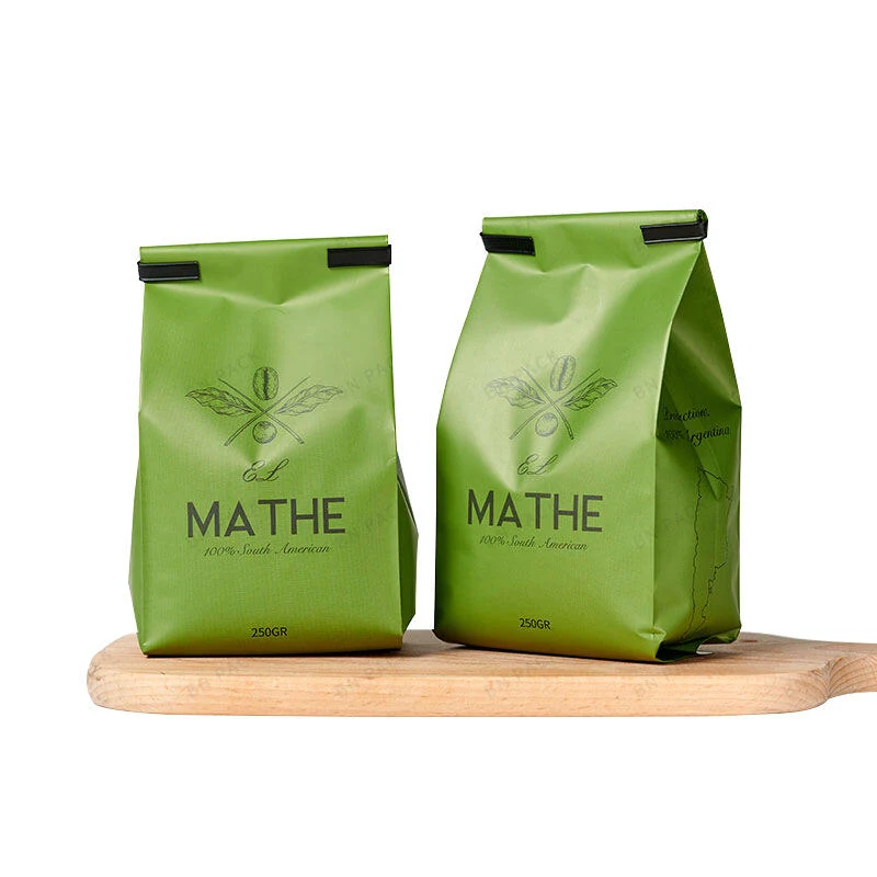 FP-R0040 coffee four-side seal pouch reference view 1