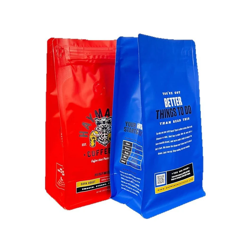 FP-R0044 coffee flat bottom pouch reference view 1