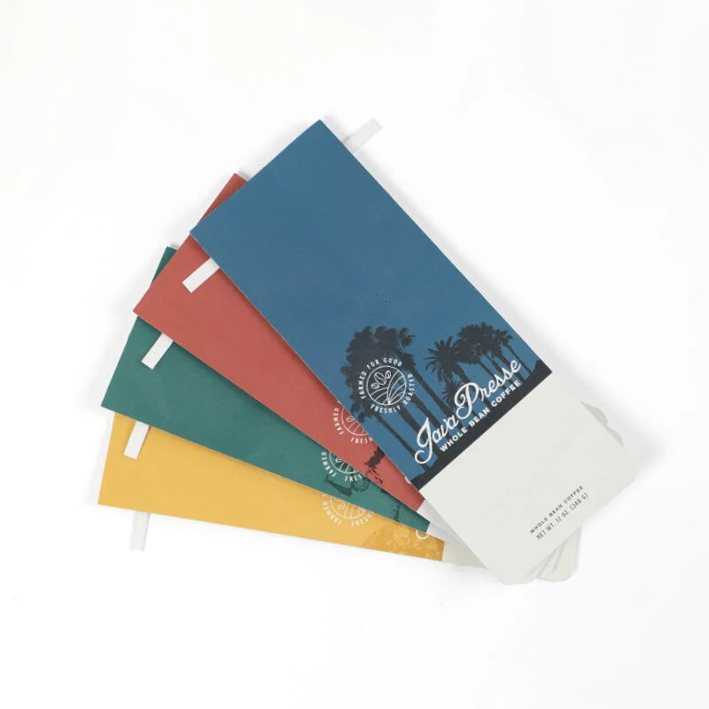 FP-R0046 coffee flat bottom pouch reference view 1