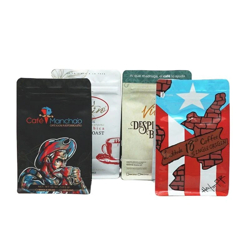 FP-R0052 coffee stand-up pouch reference view 1