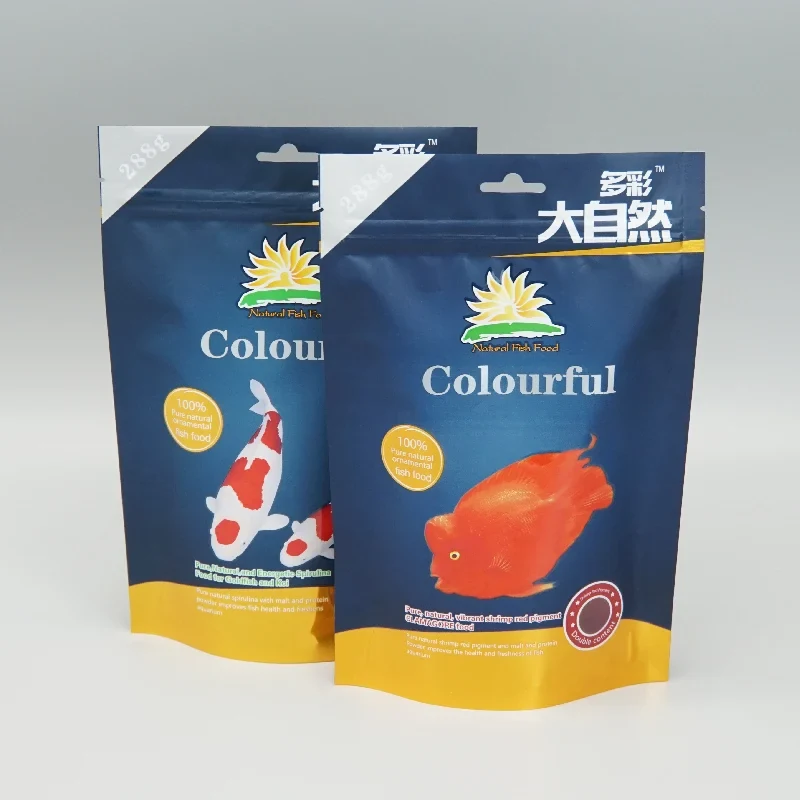 FP-R0064 pet food stand-up pouch reference view 1