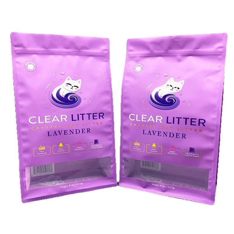 FP-R0068 pet food flat bottom pouch reference view 1