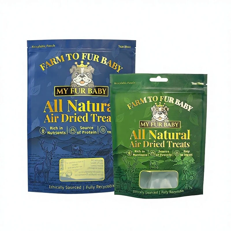FP-R0070 pet food stand-up pouch reference view 1