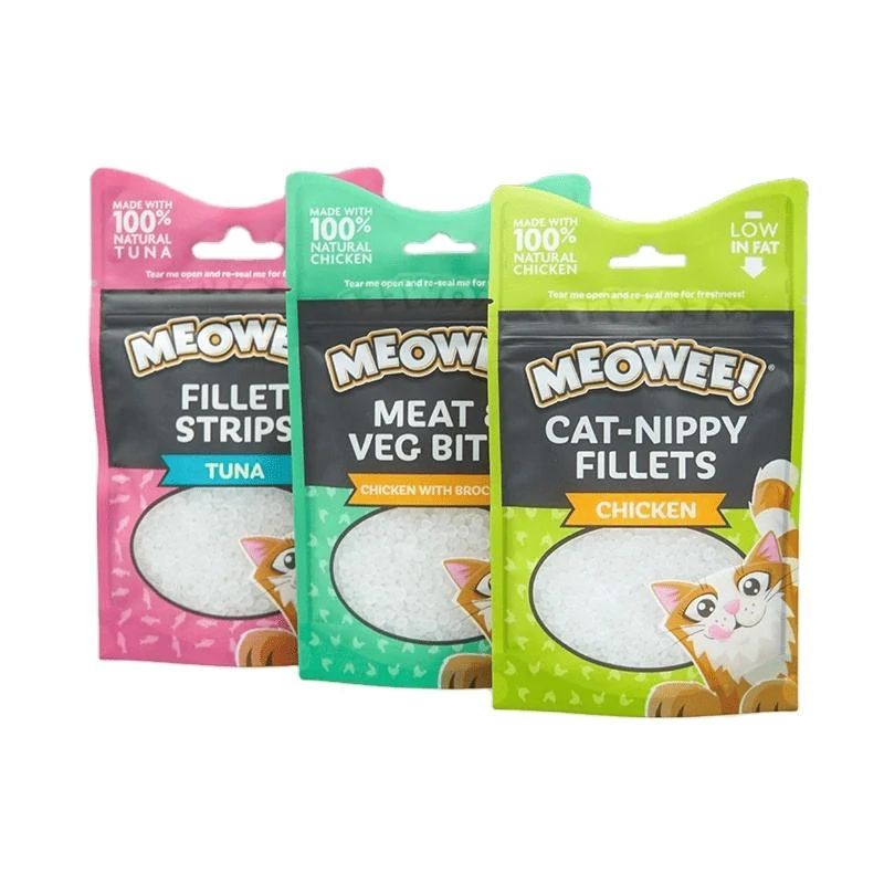 FP-R0071 pet food shaped pouch reference view 1