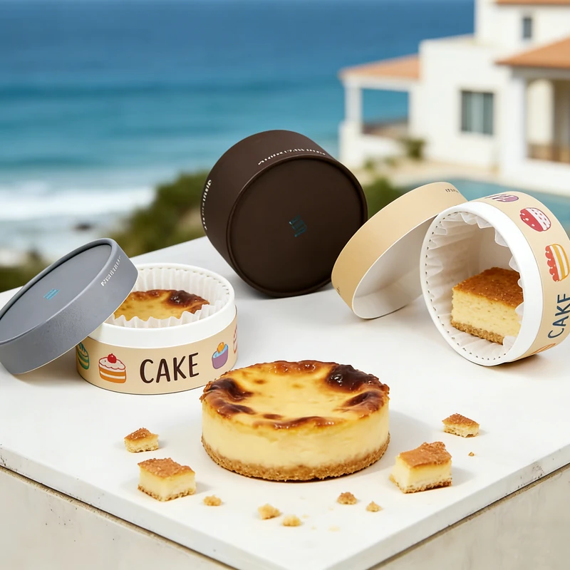 Kraft Baking Paper Canister for Cakes reference image 1